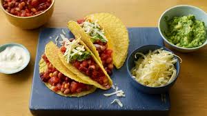 Use any white fish you like, then top with a store cupboard salsa and spicy mayo. Taco Recipes Bbc Food