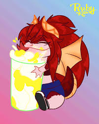 lil gecko with yogurt by RubyKila -- Fur Affinity [dot] net