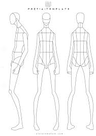 Pret A Template Fashion Figure Templates Fashion Design Template Fashion Figures
