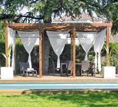 Terrassen Uberdachte Terrasse Mit Vorhangen Fur Mehr Privatsphare Privatsphare Terrasse Terrassen Ube Uberdachte Terrasse Pavillon Ideen Terrasse Holz