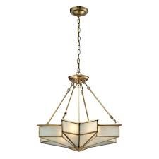 Titan Lighting Vitruvius Collection 4 Light Brushed Brass Pendant Tn 39045 The Home Depot Art Deco Pendant Light Star Chandelier Ceiling Pendant Lights
