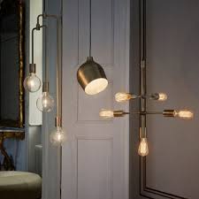 Suspension Piper Lounge 5 Lampes Laiton Bolia Pendellampe Lampe Design Antikk
