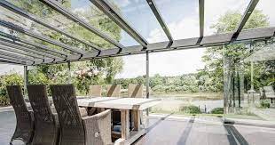 A front door glass canopy adds a unique and customisable piece that looks great and adds value to a property. Solarlux Make Your Dream Glass Canopy Come True Solarlux