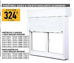 Volet roulant castorama volet roulant sur mesure castorama. Offre Fenetre Pvc 2 Vantaux Volet Roulant Motorise Porte Fenetre Pvc Volet Roulant Motorise Chez Brico Cash