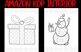 This collection includes mandalas, florals, and more. Christmas Dot Markers Coloring Book Grafico Por Kdp Designer Creative Fabrica