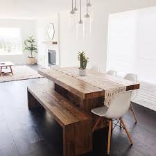 Emmerson Reclaimed Wood Dining Table Reclaimed Pine Wood Dining Room Table Dining Table With Bench Wood Dining Bench