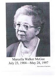 Marcella Walker McGee (1904-1997)