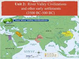 Which early river valley civilization is marked by the letter a on the map? Early River Valley Civilizations Map Maps Catalog Online