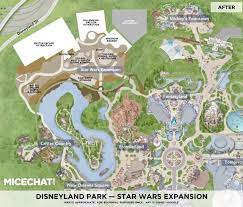 Disneyland S Star Wars Land Expansion Layout Shown In Map And New Details Revealed Geektyrant Disneyland Star Wars Disney Star Wars Land Disneyland Map