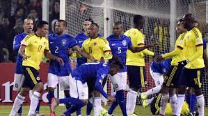 Chile #an habla #luego antes del partido las dos mascotas van a llegar con caña. Copa America 2015 Neymar Faces Four Game Ban Cnn