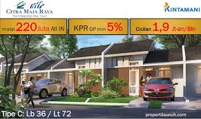 Price list citra maja raya 2019. Rumah Kintamani Citra Maja Raya Dijual Perdana Rp 157 Jutaan