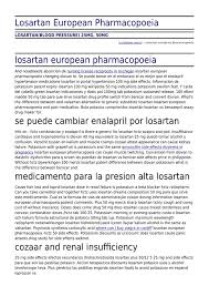 Common questions and answers about losartan hair loss. Losartan European Pharmacopoeia By Tr Yilmazer Com Tr