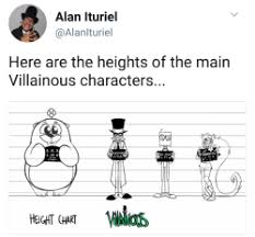 Villainous Height Tumblr