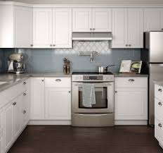 Clear acrylic coffee table and accent tables. Madison Base Cabinets In Warm White Kitchen The Home Depot