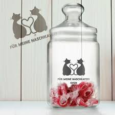 Bonbonglas Mit Gravur Individuelles Gravurgeschenk Bonbon Glaser Geschenke Mit Gravur Bonbonglas