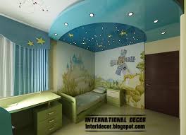 A false ceiling reduces the height of the room & thus gives more efficient air conditioning, it allows us to install indirect lights in the form of leds. Design 35 Of Kids Room False Ceiling Design Hoyz Blog
