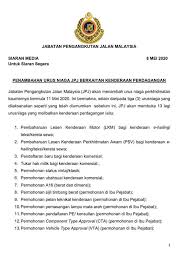 Jika disabitkan kesalahan di mahkamah, pesalah boleh didenda di bawah seksyen 119 apj 1987, dan denda tidak lebih rm2,000, atau boleh dipenjara tidak lebih enam bulan. Siaran Media 8 Mei 2020 Streetmaster Kuala Lumpur Facebook