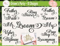 Download Svg Groom Bridal Party Svg Wedding Svg Groom Svg Groomsmen Svg Usher Best Man Bachelor Page Boy Svg Team Groom Svg Dxf Png Cricut Silhouette Drawing Drafting Craft Supplies Tools