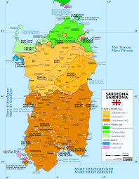 Karte von sardinien, übersicht (insel in italien) | welt atlas.de italien foto karte sardinien bildergalerie,fotogalerie. Landkarte Sardinien Sprachen Auf Sardinien Weltkarte Com Karten Und Stadtplane Der Welt