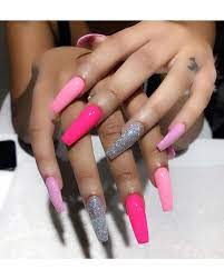 Pedicure Full Pedicure Long Acrylic Nails Coffin Pink Acrylic Nails Long Acrylic Nails