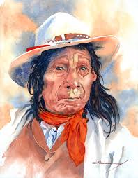 Native Americans in Watercolor