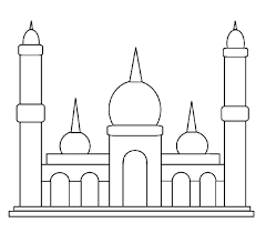 Cara menggambar dan mewarnai pemandangan masjid dengan gradasi warna. Gambar Mewarnai Menarik Mewarnai Gambar Masjid Kartun