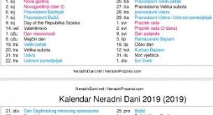 Državni i verski praznici u srbiji 2021,2022,2023, neradni dani u srbiji 2021,2022,2023, praznici u srbiji 2021, 2022, srpski uskrs, srbija praznici, kalendar srbija 2021,2022,2023 ovaj sistem se ne primenjuje kada su u pitanju verski praznici. Neradni Dani Bih Neradni Dani Kalendar Praznici
