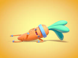 The perfect bunny carrot carrying animated gif for your conversation. Workout Carrot Animation Cute Gif Animated Gif