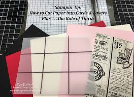 Stampin up card making videos. Stampin Up Trimmer For Cutting Cards Layers Plus The Rule Of Thirds With How To Video Stamping To Share