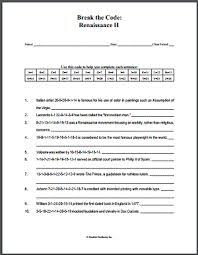 Image Result For Renaissance Printable Worksheets Social Studies Worksheets History Worksheets High School World History