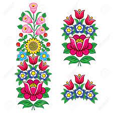 New users enjoy 60% off. Floral Polish Folk Art Design Elements Motifs For Weddding Invitation Royalty Free Cliparts Vectors And Stock Illustration Image 118831241