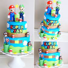 Mario and luigi birthday cake ideas. Super Mario Brothers Cake Mario Cake Super Mario Cake Mario Bros Birthday