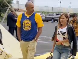Golden state warriors guard steph curry has been getting into foul trouble this postseason — which. Parents Of Steph Curry Seth Curry Arrive For Game 1 Wearing Hybrid Trail Blazers Warriors Jerseys Oregonlive Com