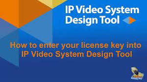 Ip Video System Design Tool How To Enter License Key And Serial Number Youtube