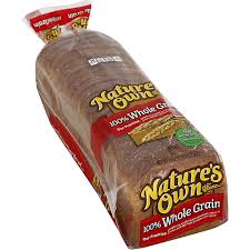 natures own bread 100 whole grain
