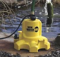 Wayne WaterBug Submersible Utility Pump, 1200 GPH, 3/4in. Port, Model# WWB
