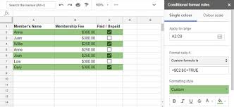 Different options in cell locking. Change The Tick Box Color While Toggling In Google Sheets