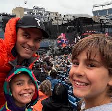 Saturday night, Post Malone, with the boys.