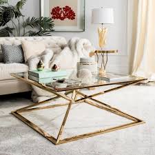Fiorella Coffee Table Safavieh Gold Living Room Coffee Table Boho Living Room