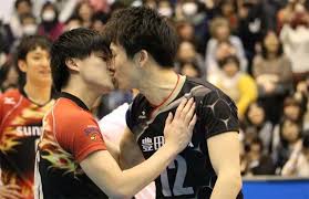 Qatar and indonesia push china outside the medals. Watch Fight Between Two Male Volleyball Stars Ends With A Kiss