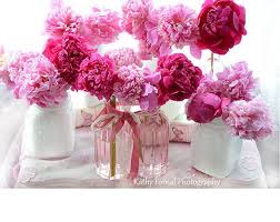 peony flowers bottle print shabby chic decor peony prints peonies in vintage bottles shabby chic peony art pink aqua peony prints decor flower bottle peony print peony flower photos