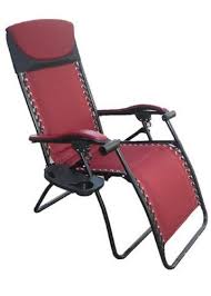 Wilcor Deluxe Large Zero Gravity Fully Reclining Lounge Patio Folding Chair Burgandy Red Click Im Lounge Chair Outdoor Outdoor Rocking Chairs Outdoor Chairs