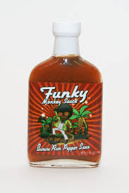 Funky Monkey Banana Rum Pepper Hot Sauce 5 7oz Hot Sauce Stuffed Peppers Monkey And Banana