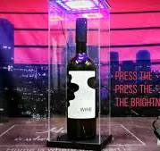 Amazon.com: DIWNELEM Acrylic Wine Bottle Display Case with ...