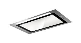 Elica Hidden Ixgl A 90 Prf0097708a Capot Integre Cm 90 Acier Inoxydable Verre Blanc Vieffetrade