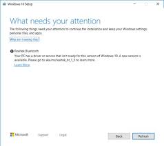 Uninstall current version of intel wireless bluetooth. Updating To Windows 10 Version 1903 On Devices With Some Driver Versions For Realtek Bluetooth Radios
