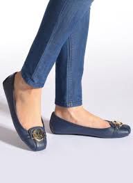 Michael kors ballerine in pelle di vitello effetto cavallinotaglia: Michael Michael Kors Fulton Driver Schwarz Ballerinas Bei Sarenza De 244373