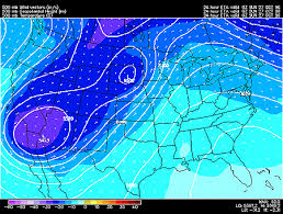 500 Mb Heights And Temperature Model Mode