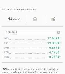 Curs valutar actualizat la zi pentru principalele valute (curs euro, curs dolar, curs rublă, curs lei). Curs Valutar Bnm Pentru 12 Aprilie Lei Euro Dolari Ruble