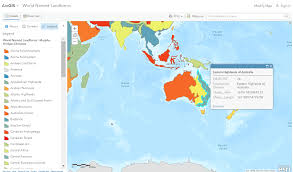 Look at several maps including some that feature countries, states, and continents to learn more a list of geographical facts: Investigating World Landforms With Arcgis Online Esri Community